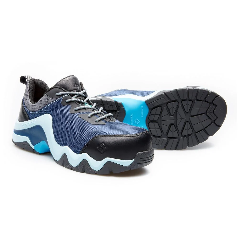 Chaussure de sécurité athlétique EKG Terra pour femmes, à embout composite - Bleu - Image 4