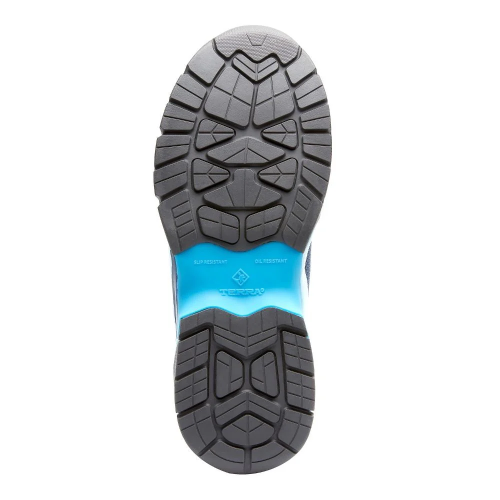 Chaussure de sécurité athlétique EKG Terra pour femmes, à embout composite - Bleu - Image 8