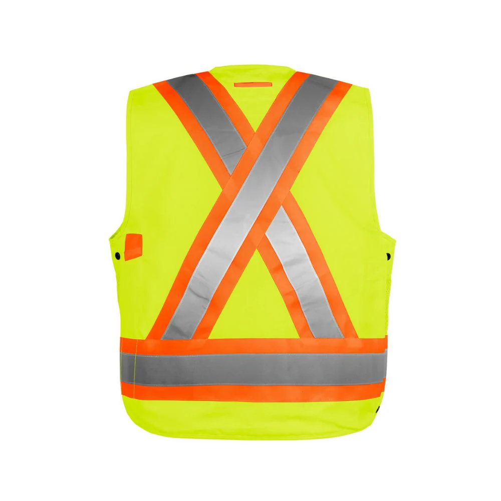 Gilet d'arpenteur Terra Hi-Vis - Jaune 116522YL - Image 2