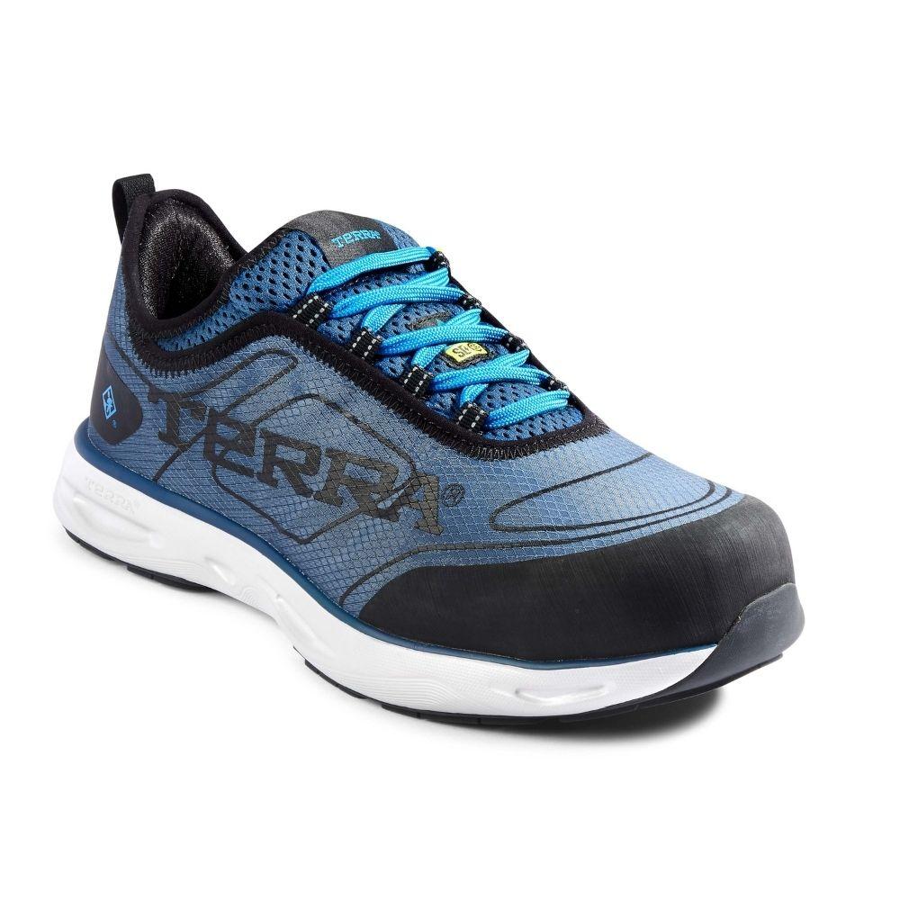 Chaussure de sécurité athlétique Terra Lites SD+ unisexe à embout composite TR0A4NS2IE0- Bleu / Noir - Image 2