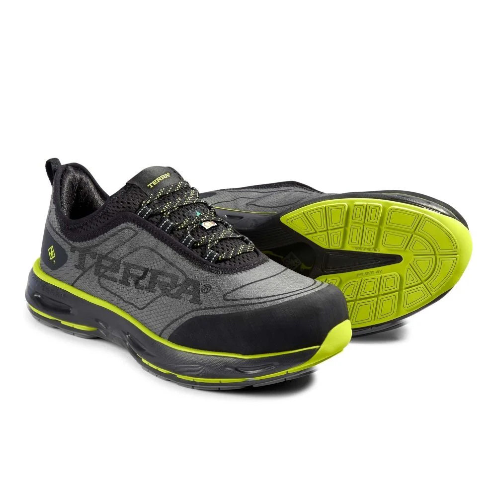 Chaussure de sécurité athlétique Terra Lites unisexe à embout composite TR0A4NRBBL - Jaune / Noir - Image 4