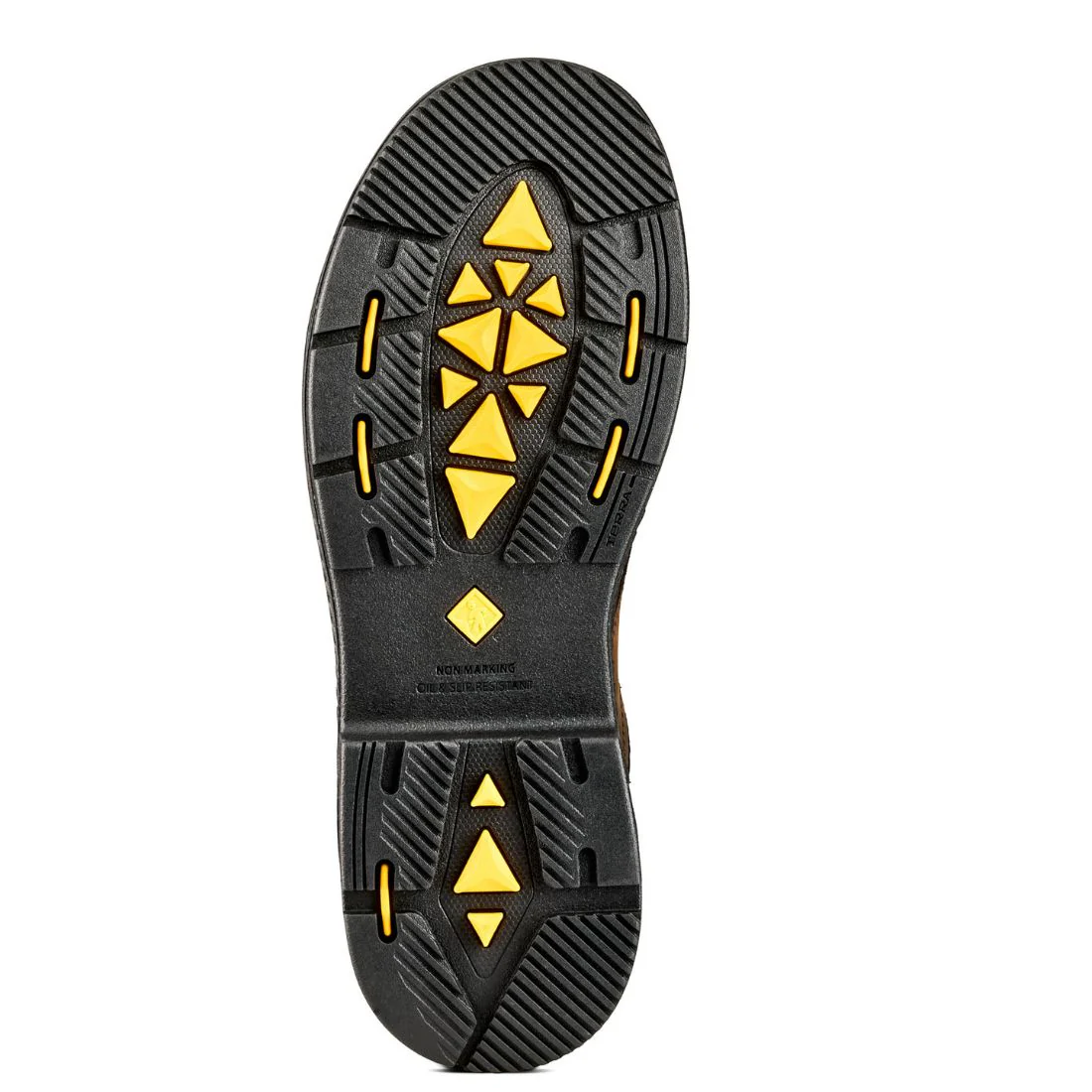 Terra Patton Botte CSA de sécurité au travail unisexe avec embout en aluminium de 8 po externe MET Guard 1314DB - Brun - Image 5