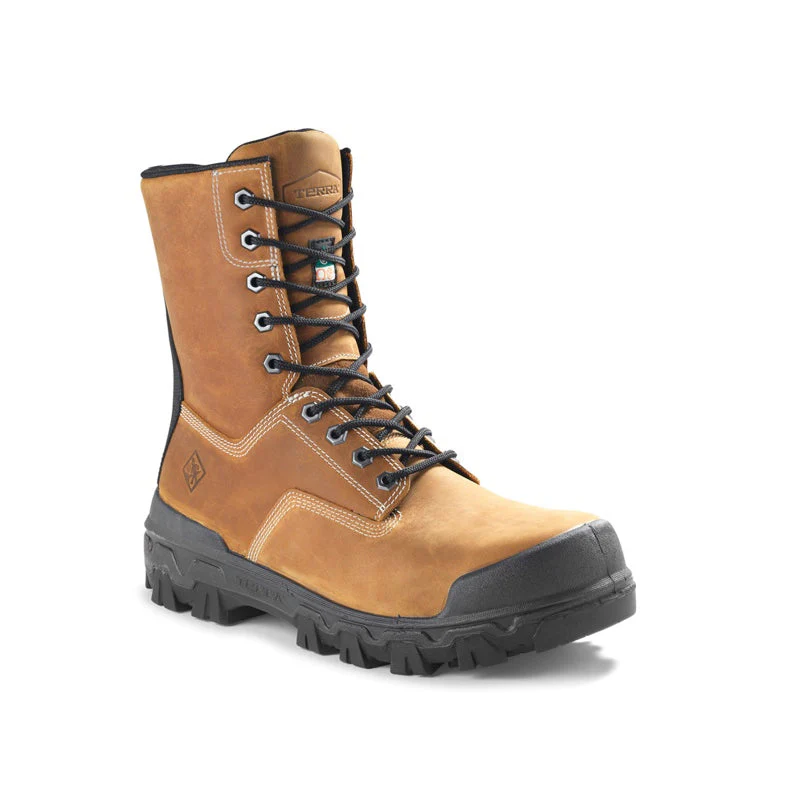 Botte de sécurité Sentry 2020 Terra TR0A4NQ9FWE pour hommes de 20cm, à cap de composite avec embout de protection - Brun - Image 2