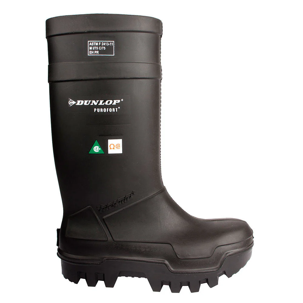 Botte de travail en caoutchouc Dunlop Purofort Thermo Plus Unisex à embout d’acier  652033 - Image 7