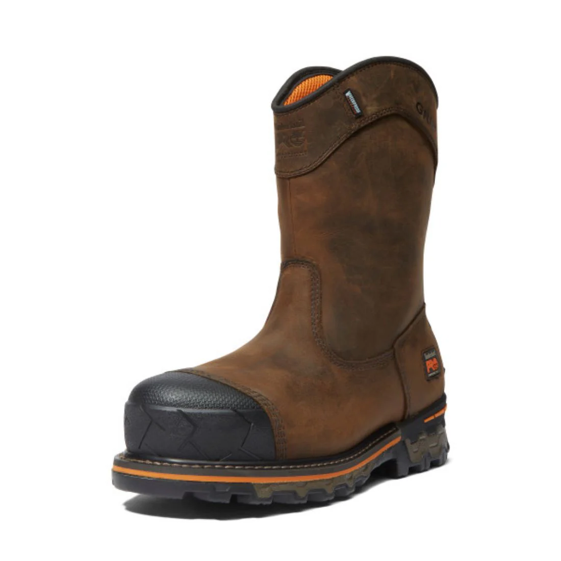 Botte de sécurité en caoutchouc imperméables Timberland PRO Boondock à enfiler pour hommes à cap de composite TB0A4499214 - Brun - Image 10