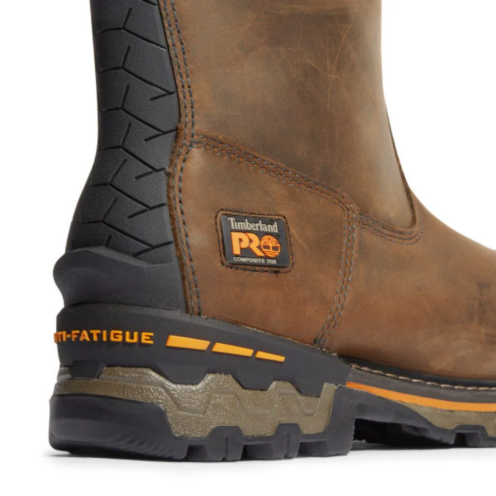 Botte de sécurité en caoutchouc imperméables Timberland PRO Boondock à enfiler pour hommes à cap de composite TB0A4499214 - Brun - Image 6