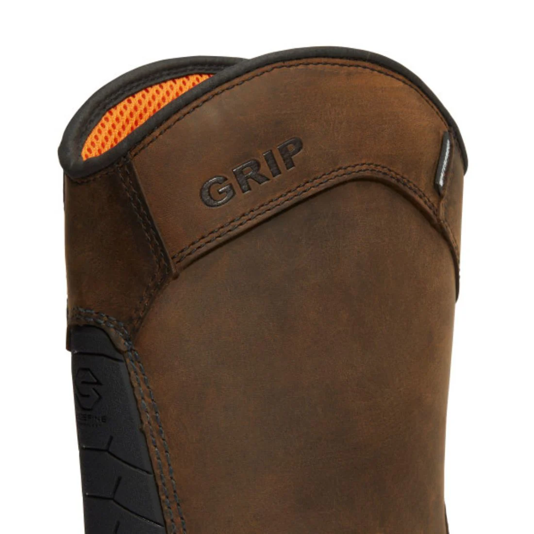 Botte de sécurité en caoutchouc imperméables Timberland PRO Boondock à enfiler pour hommes à cap de composite TB0A4499214 - Brun - Image 8