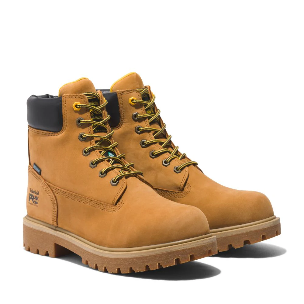 Botte de sécurité imperméable Timberland PRO Direct Attach unisexe 6po à cap de composite avec Vibram TB0A5QJ2231 - Blé - Image 3