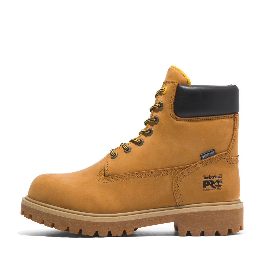 Botte de sécurité imperméable Timberland PRO Direct Attach unisexe 6po à cap de composite avec Vibram TB0A5QJ2231 - Blé - Image 4