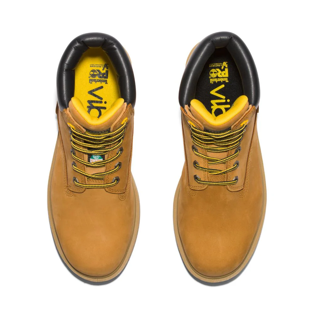 Botte de sécurité imperméable Timberland PRO Direct Attach unisexe 6po à cap de composite avec Vibram TB0A5QJ2231 - Blé - Image 8