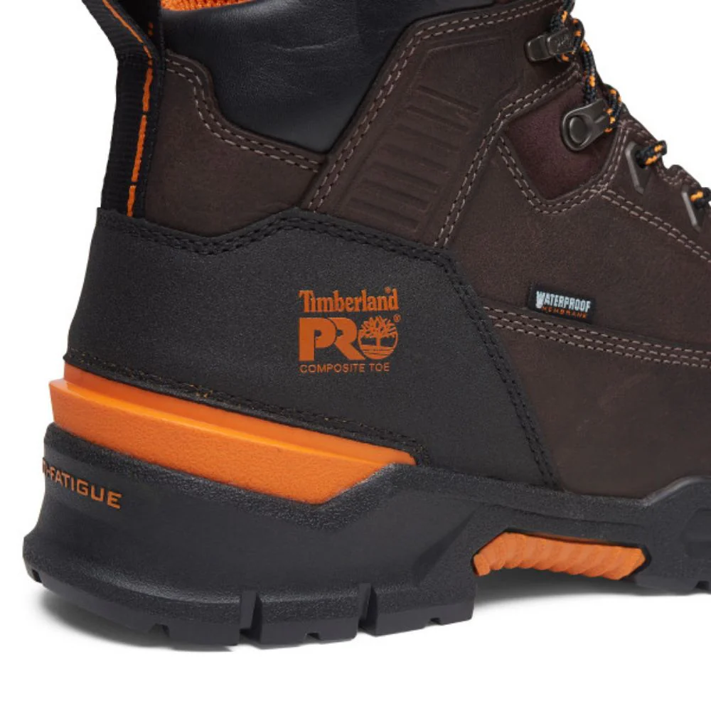 Botte de travail imperméable Timberland PRO Endurance EV pour hommes de 6 po à cap de composite TB0A5X93214 - Brun - Image 10