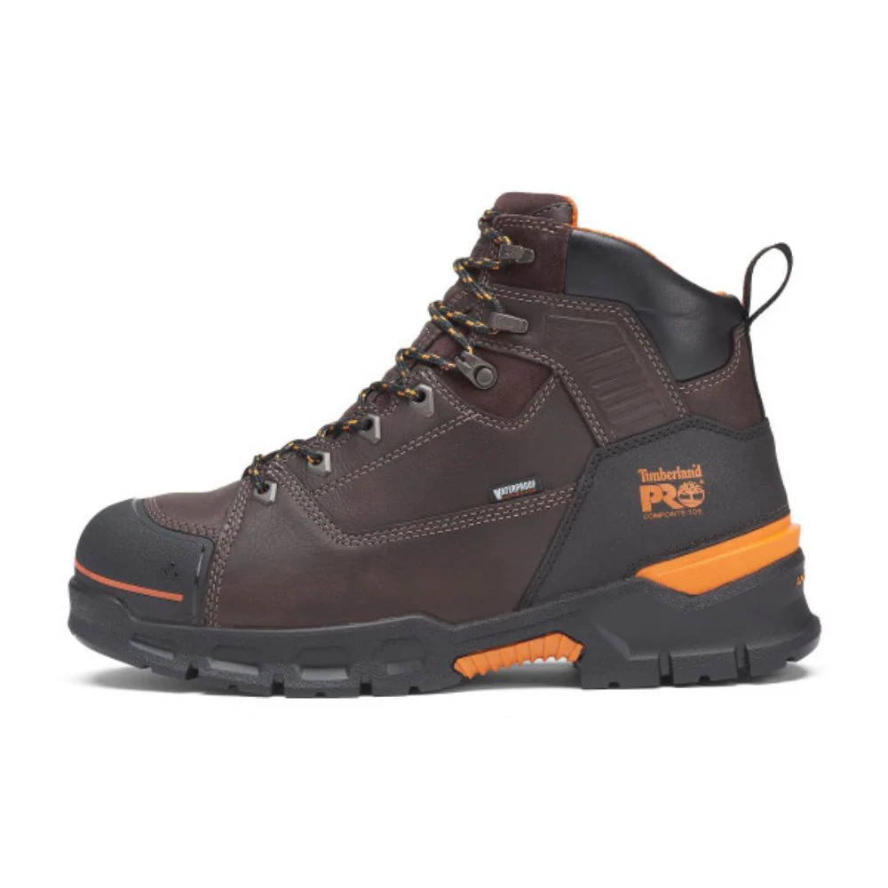 Botte de travail imperméable Timberland PRO Endurance EV pour hommes de 6 po à cap de composite TB0A5X93214 - Brun - Image 11