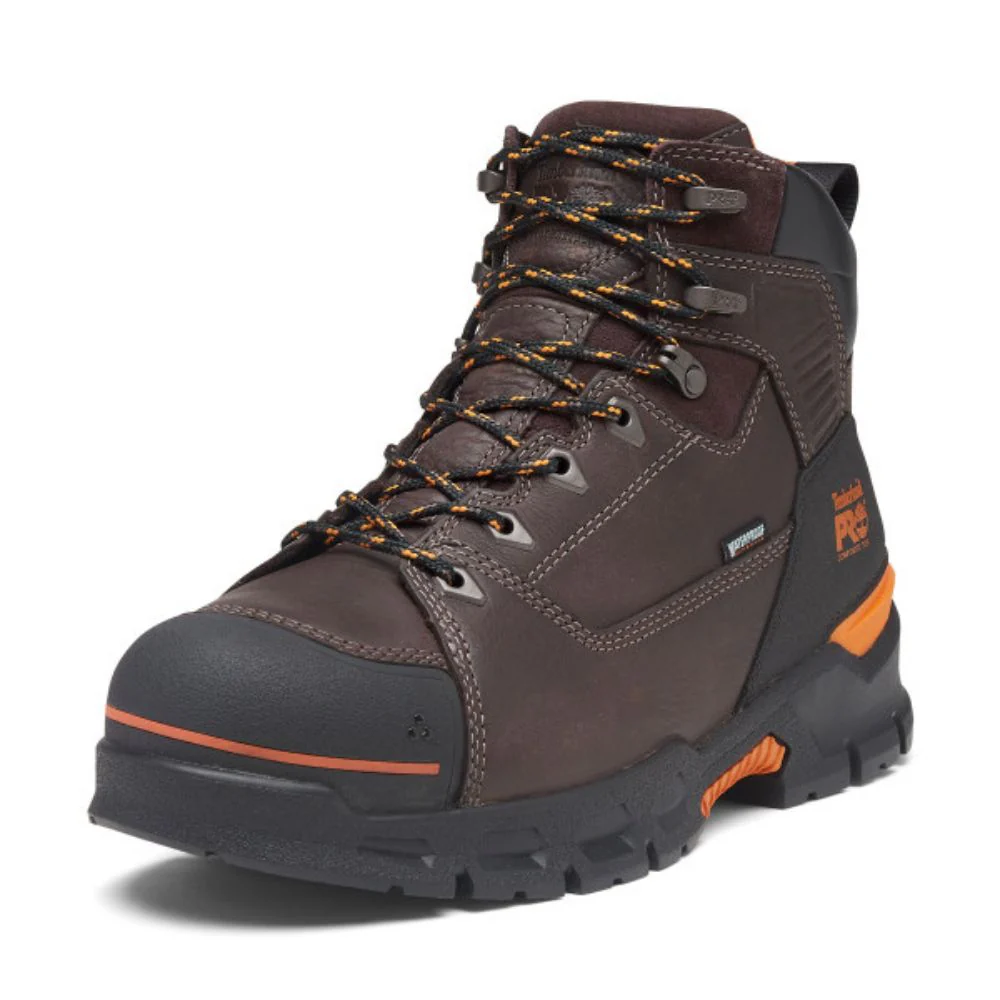 Botte de travail imperméable Timberland PRO Endurance EV pour hommes de 6 po à cap de composite TB0A5X93214 - Brun - Image 3