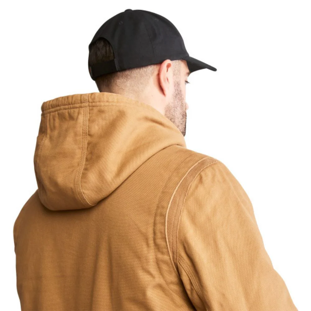 Timberland PRO® Gritman Veste de travail à capuche en toile doublée pour homme - Brun TB0A1VB4D02 - Image 11