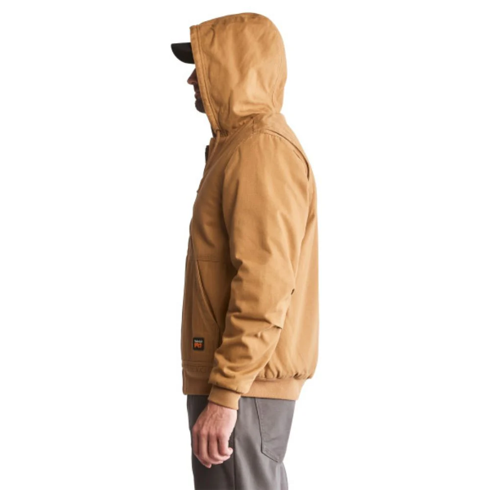 Timberland PRO® Gritman Veste de travail à capuche en toile doublée pour homme - Brun TB0A1VB4D02 - Image 6