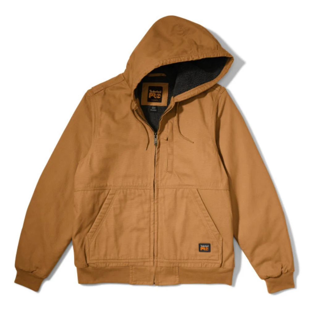 Timberland PRO® Gritman Veste de travail à capuche en toile doublée pour homme - Brun TB0A1VB4D02 - Image 9