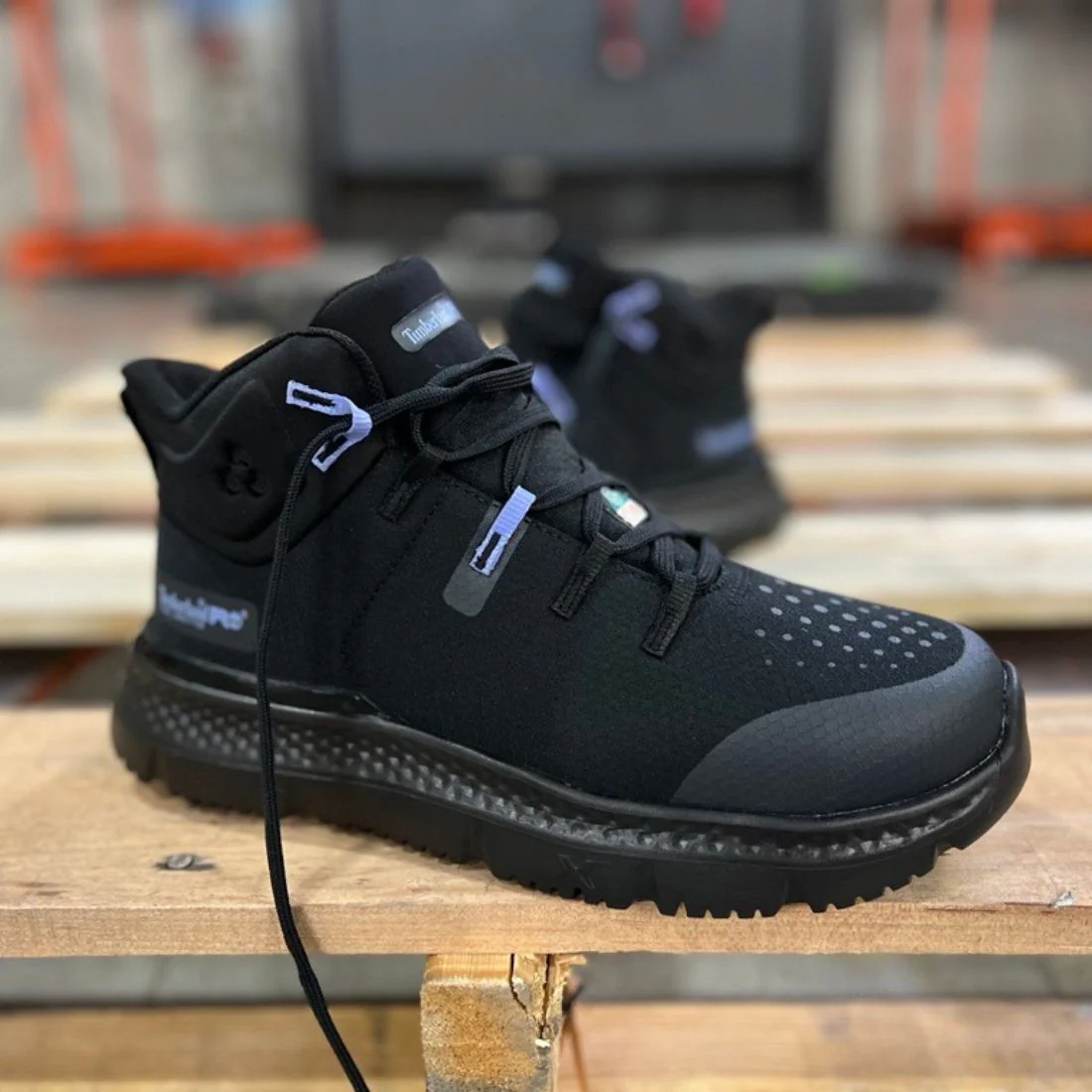 Timberland PRO Intercept MID TB0A67T3EL0 Chaussure de travail athlétique à bout en acier pour femmes - Noir - Image 10