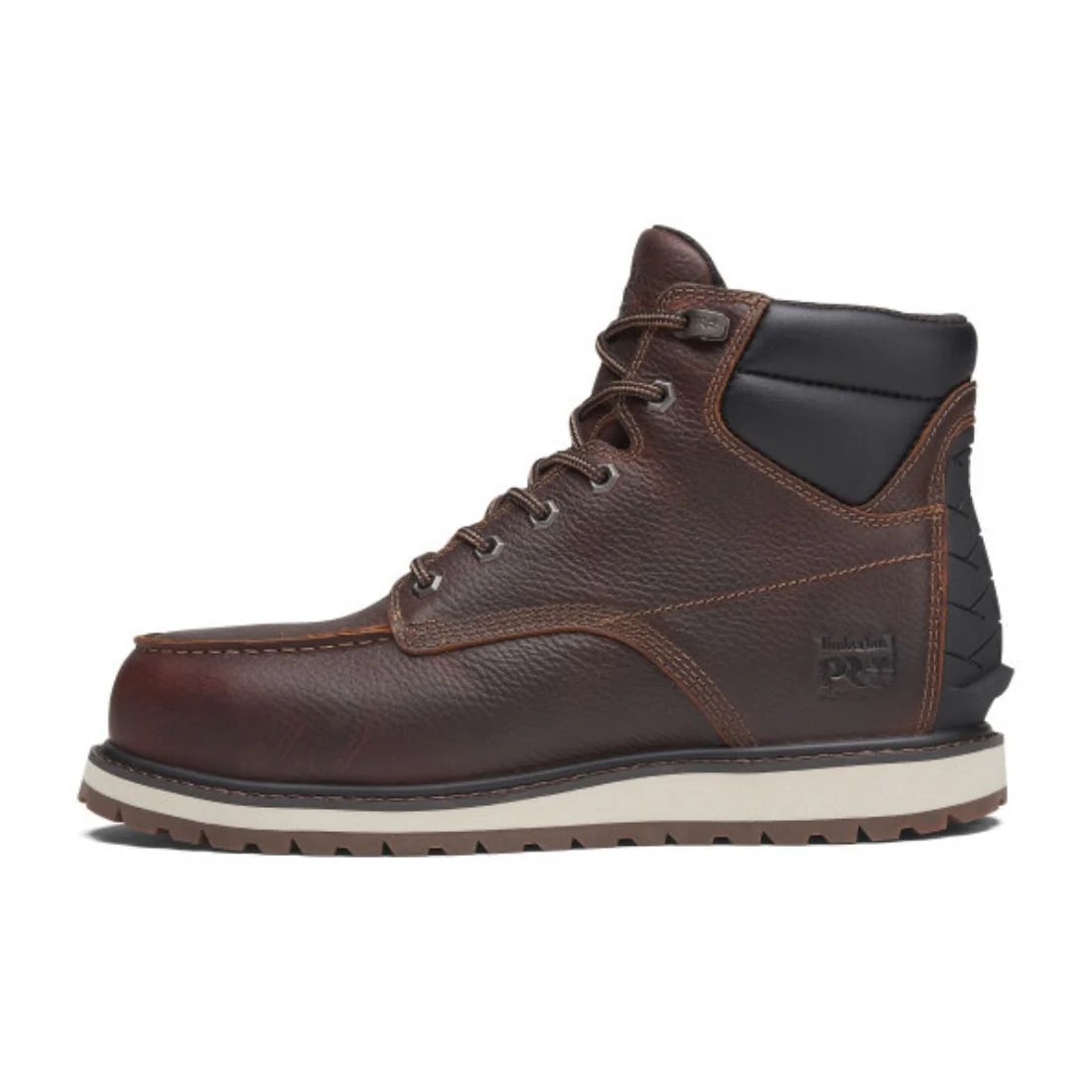 Botte de travail compensée Timberland PRO Irvine 6 po pour homme, a embout d'acier TB0A44XG214 - Brun - Image 3