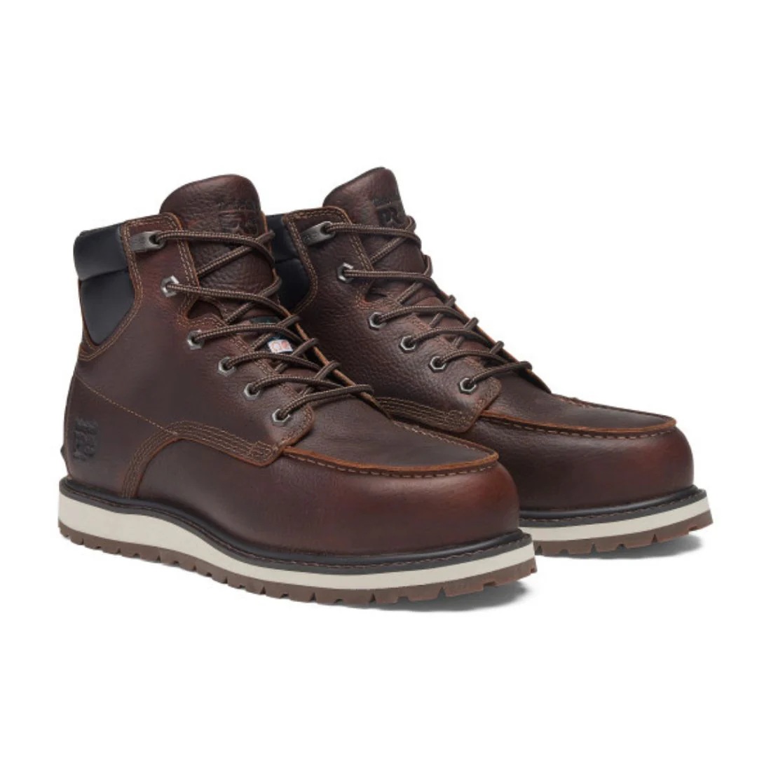 Botte de travail compensée Timberland PRO Irvine 6 po pour homme, a embout d'acier TB0A44XG214 - Brun - Image 5