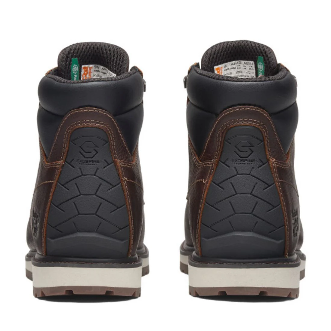 Botte de travail compensée Timberland PRO Irvine 6 po pour homme, a embout d'acier TB0A44XG214 - Brun - Image 6