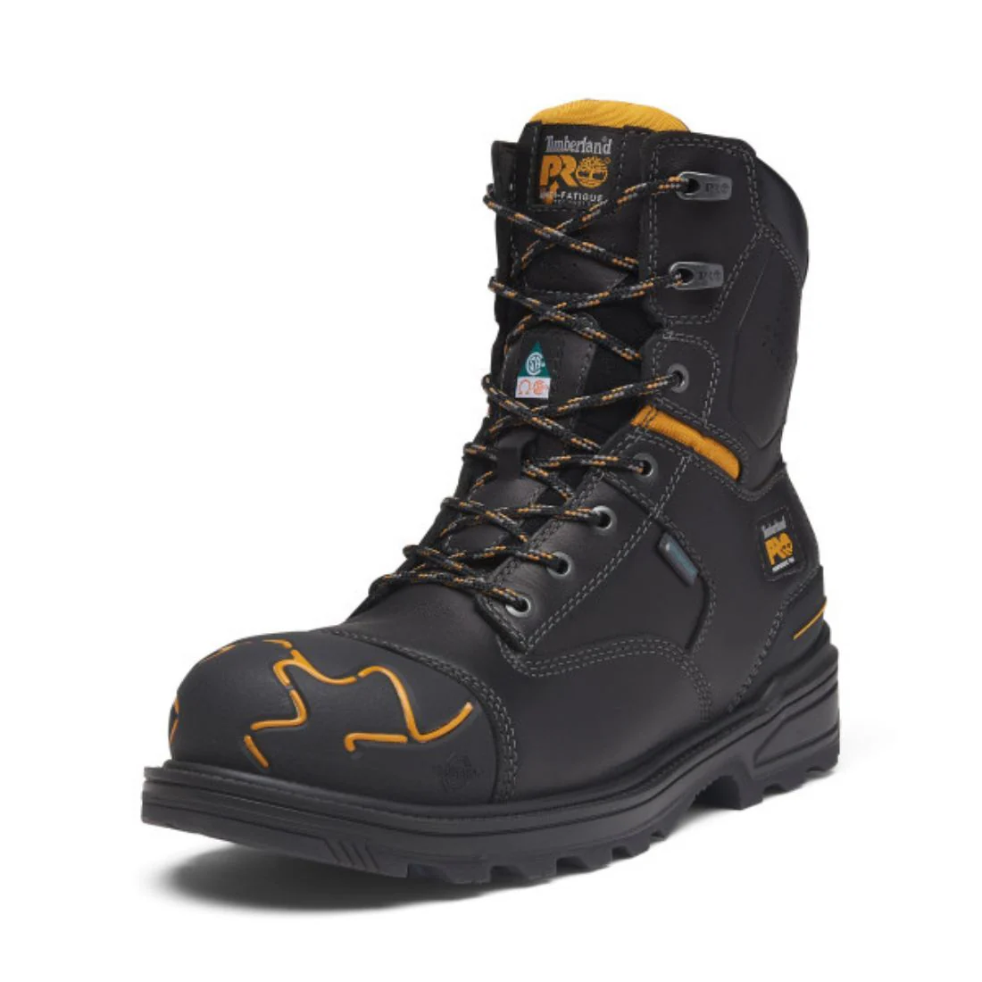Bottes de travail imperméables Magnitude Timberland PRO de 8 po pour hommes à cap de composite TB0A5M5X001 - Noir - Image 3