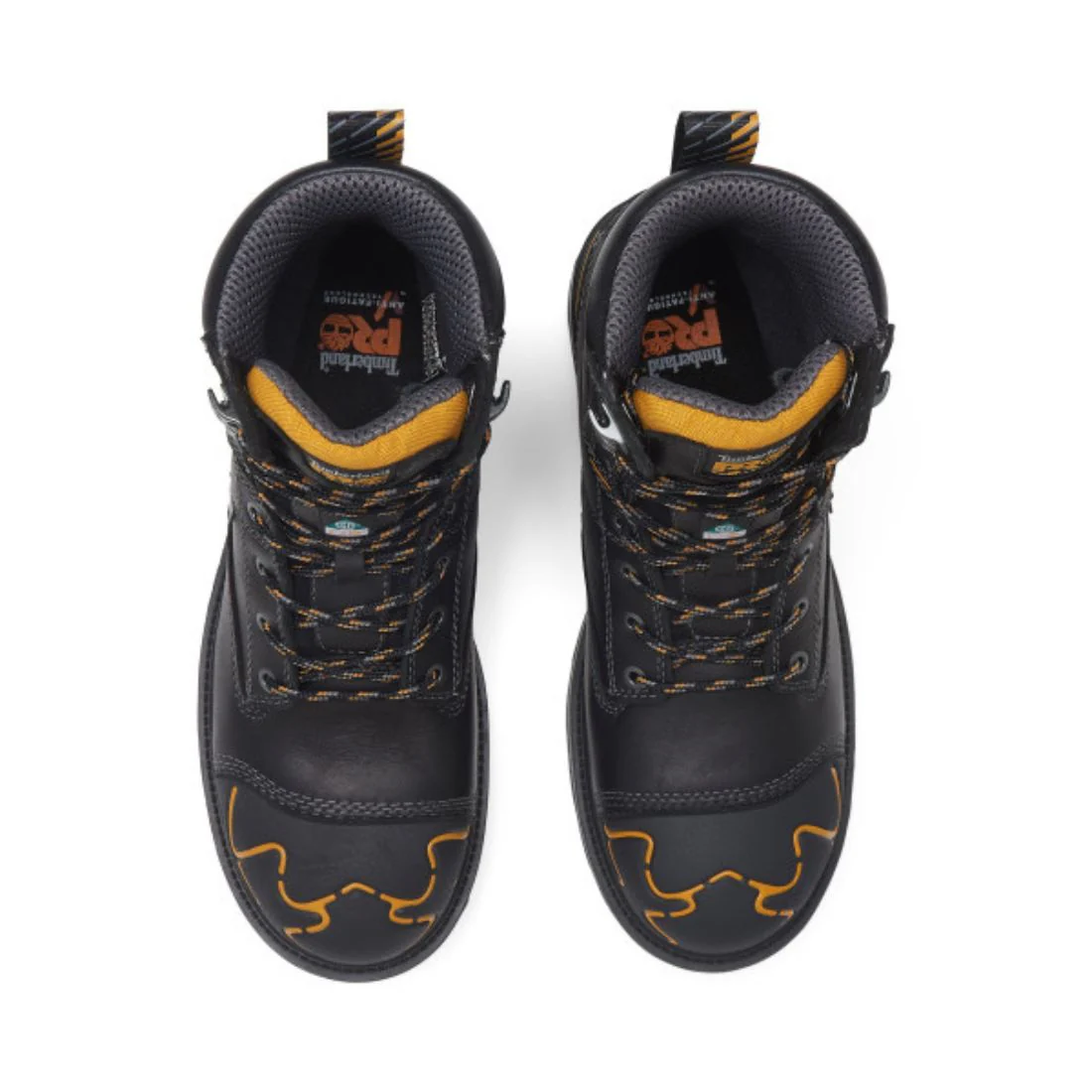 Bottes de travail imperméables Magnitude Timberland PRO de 8 po pour hommes à cap de composite TB0A5M5X001 - Noir - Image 5
