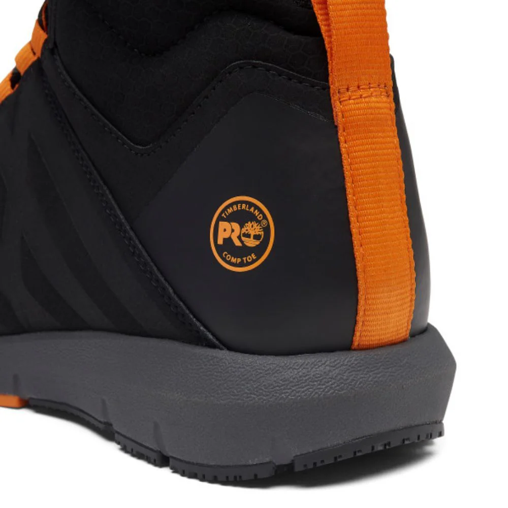 Chaussure de travail athlétique MID Timberland PRO Radius Raptek pour hommes à cap de compositeTB0A6167001 - Noir - Image 7