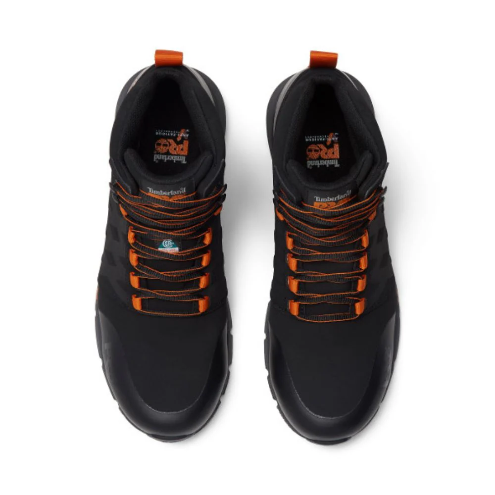 Chaussure de travail athlétique MID Timberland PRO Radius Raptek pour hommes à cap de compositeTB0A6167001 - Noir - Image 9