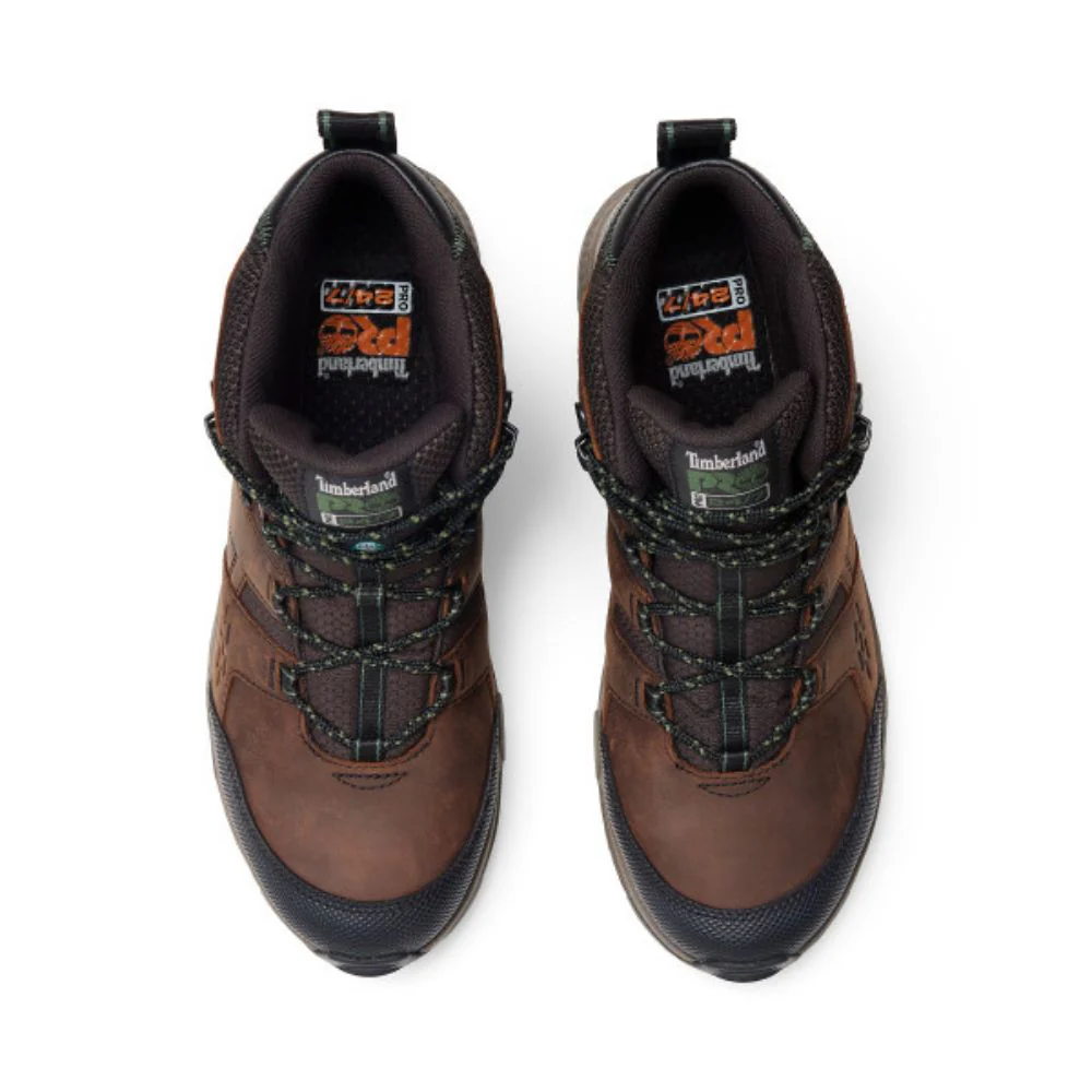 Botte de travail imperméable Switchback LT Timberland PRO de 6 po pour hommes à embout en acier TB0A61T7214 - Brun - Image 5