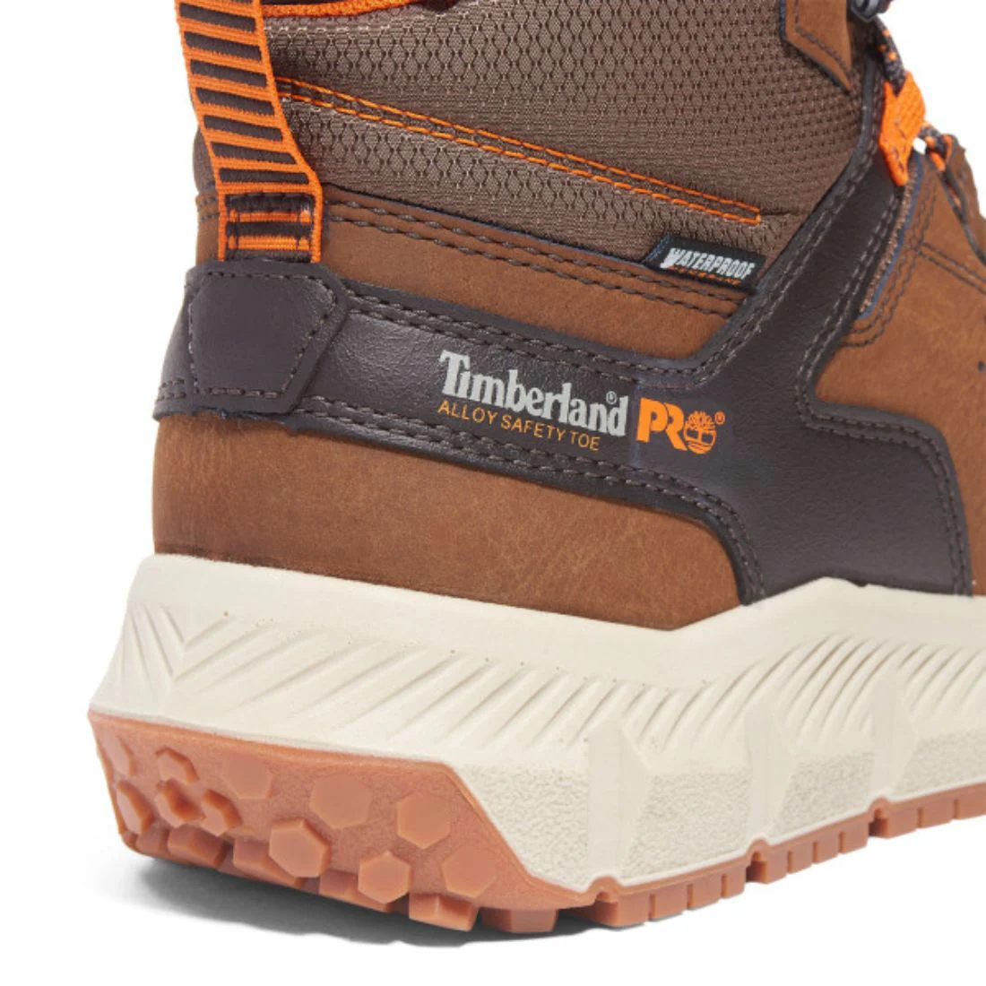 Botte de travail imperméable Tempe Timberland PRO de 6 po pour hommes à bout en alliage TB0A63XBEPB - Brun - Image 10