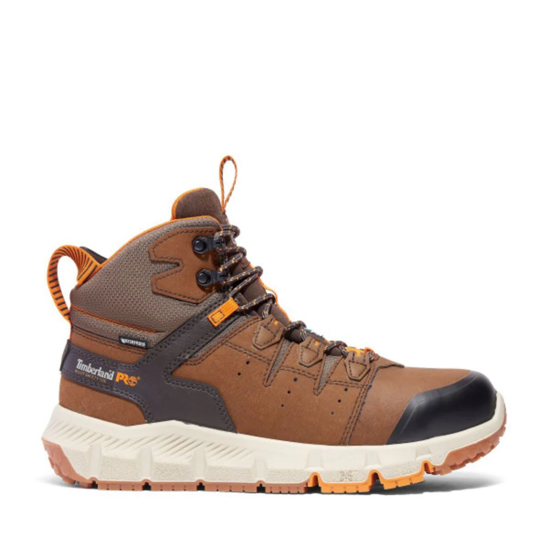 Botte de travail imperméable Tempe Timberland PRO de 6 po pour hommes à bout en alliage TB0A63XBEPB - Brun - Image 2
