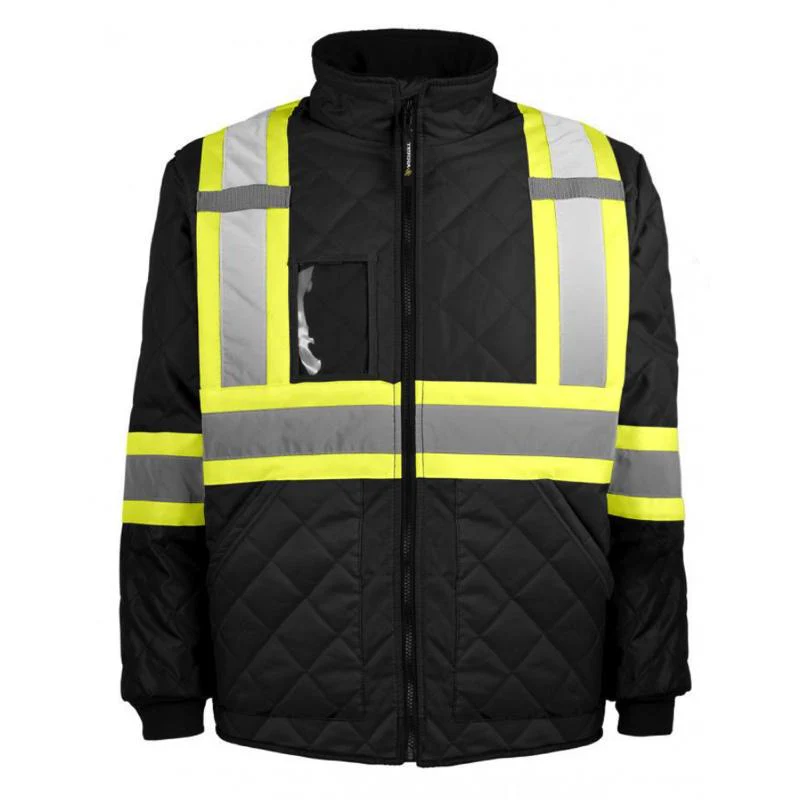 Veste de travail de congélation à doublure haute visibilité Terra 116505 - Jaune - Image 7