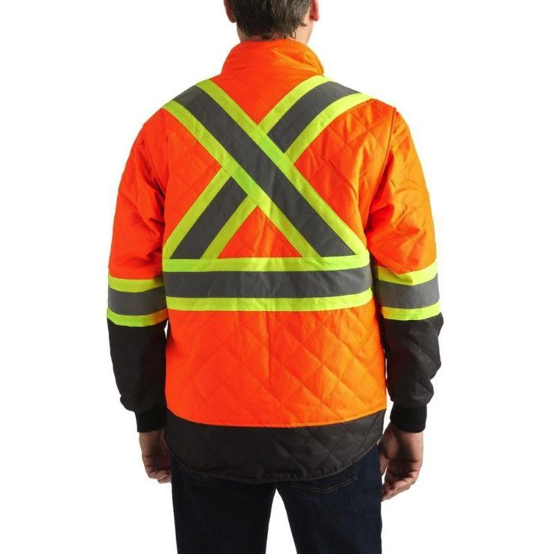 Veste de travail de congélation à doublure haute visibilité Terra 116505 - Noir - Image 4