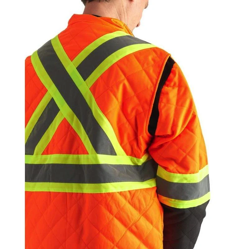 Veste de travail de congélation à doublure haute visibilité Terra 116505 - Noir - Image 5