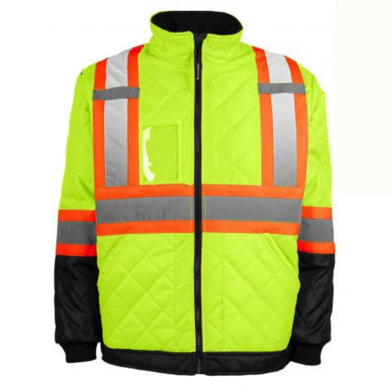 Veste de travail de congélation à doublure haute visibilité Terra 116505 - Noir - Image 7