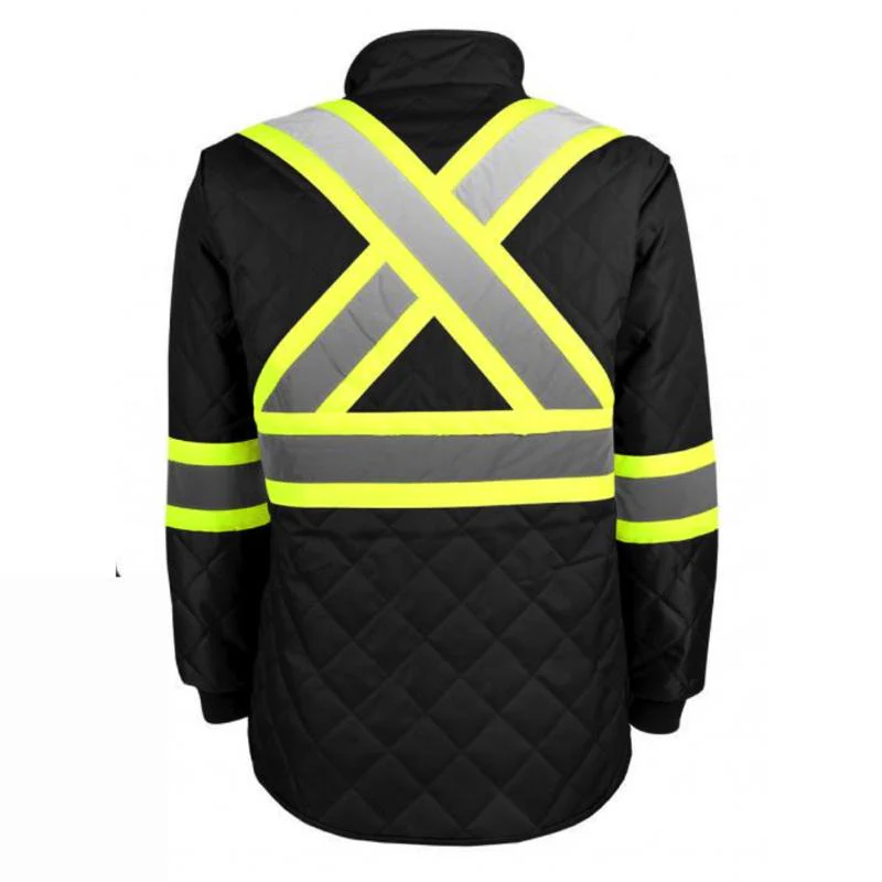 Veste de travail de congélation à doublure haute visibilité Terra 116505 - Orange - Image 8