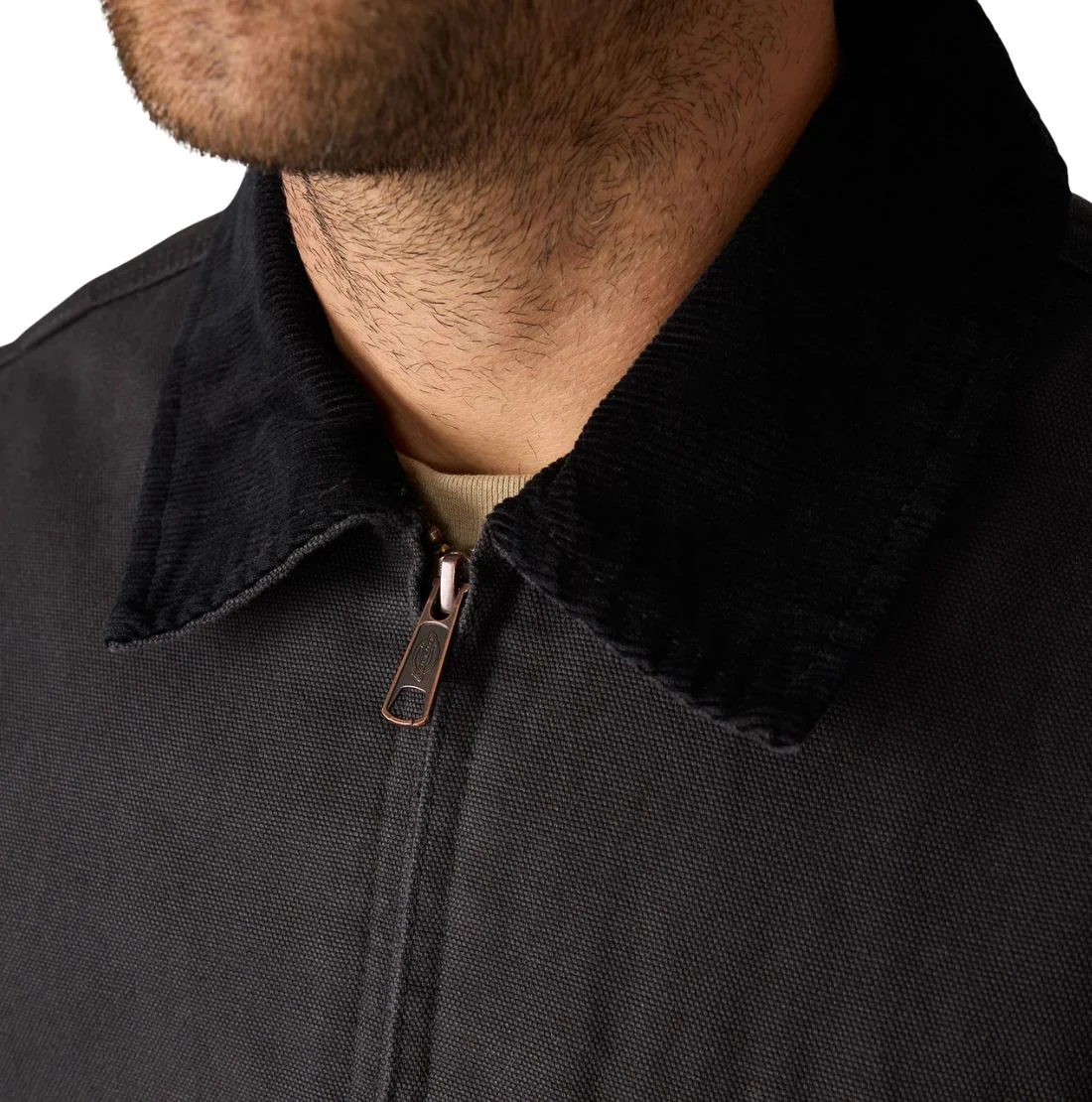 Veste de travail en toile de canard Dickies pour homme, doublée de tissu couverture A8DEV - Noir - Image 6