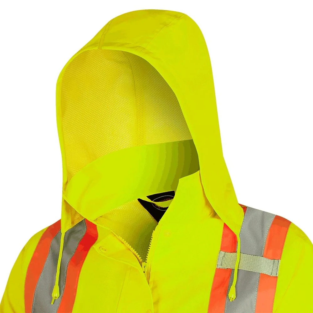 Veste de travail imperméable haute visibilité Pioneer pour femmes - Jaune - Image 3