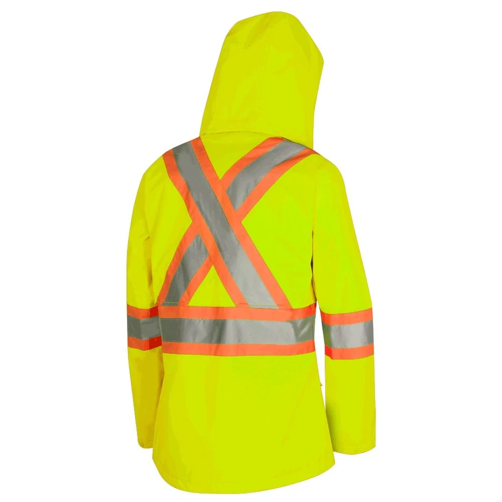 Veste de travail imperméable haute visibilité Pioneer pour femmes - Jaune - Image 5