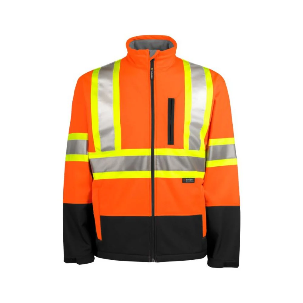 Veste de travail Imperméable Terra Hi Vis Softshell 116516OR - Orange - Image 3
