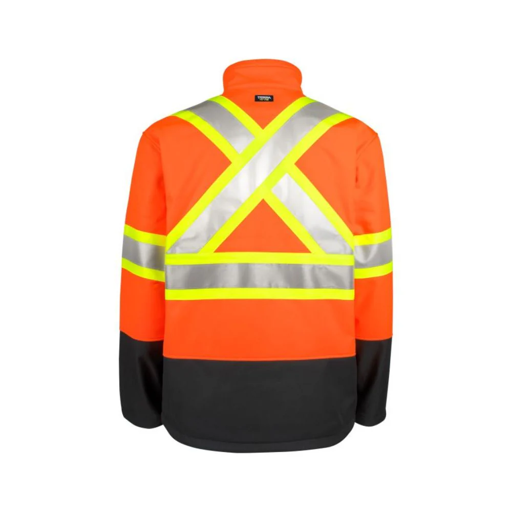 Veste de travail Imperméable Terra Hi Vis Softshell 116516OR - Orange - Image 4